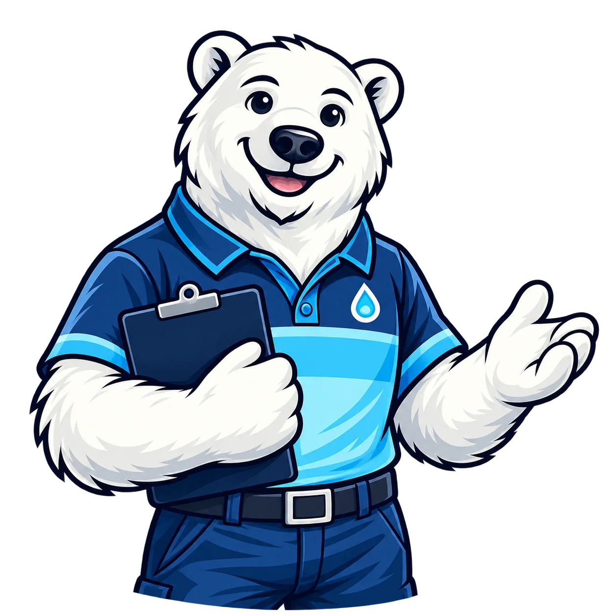 Ideal Pro polar bear welcoming you for an assessment