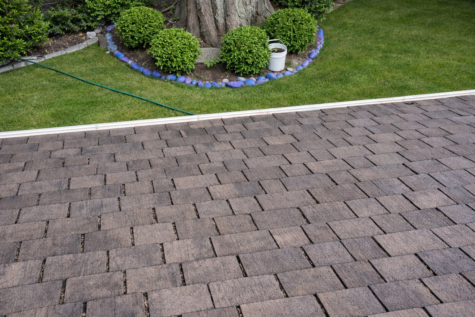 Clean roof after treatment