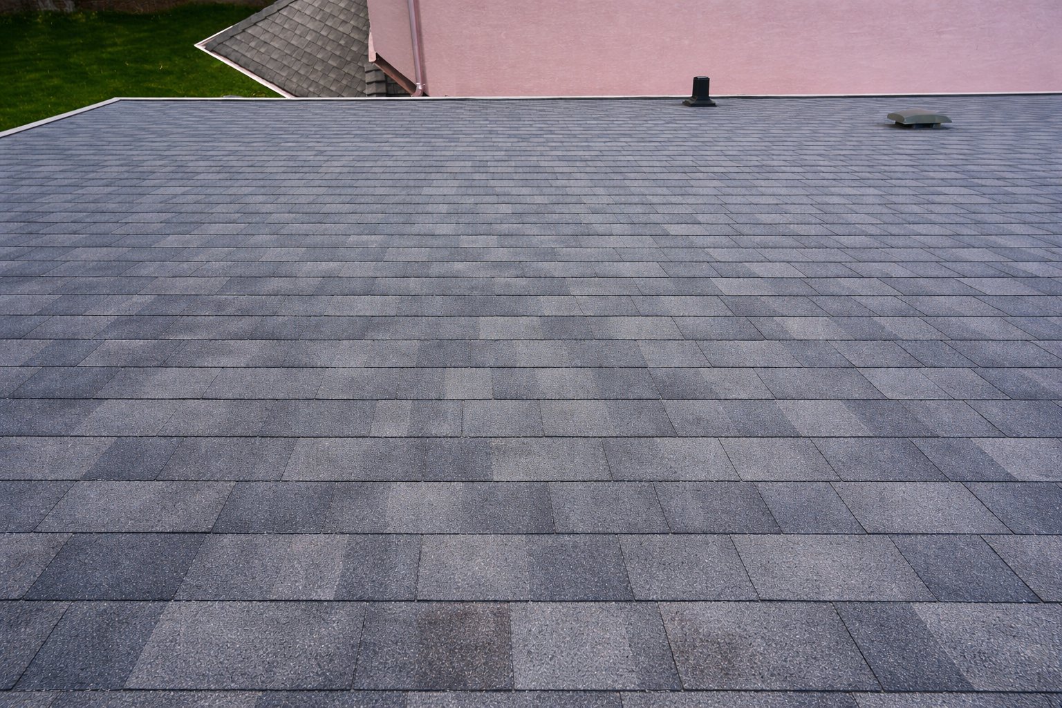 Clean roof after soft wash