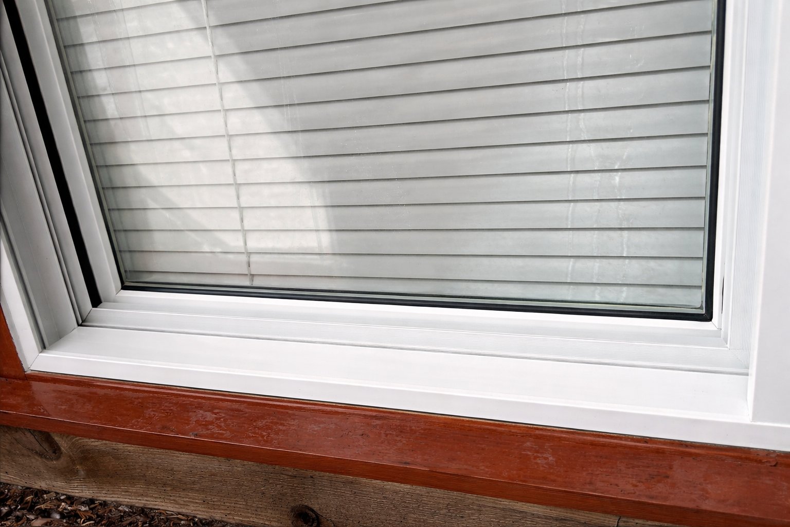 Clean window track after cleaning